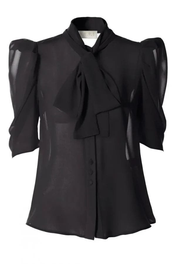 AGGI Bluzka Angel Pure Black^ Bluzki & Topy & Gorsety