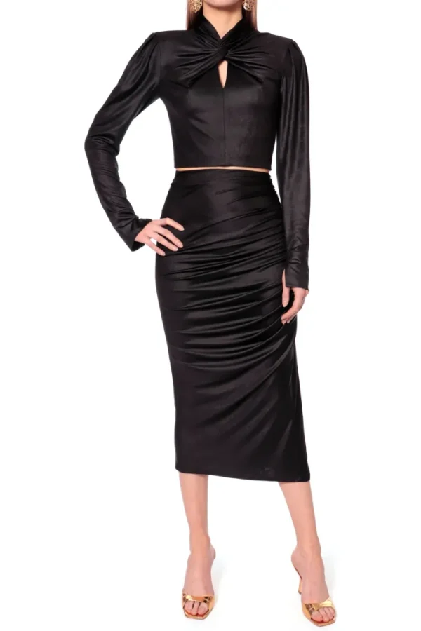 AGGI Bluzka Dalia Power Black^ Bluzki & Topy & Gorsety