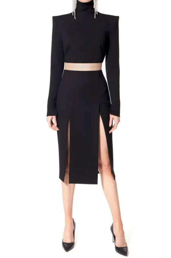 AGGI Bluzka golf Natasha Perle Noir^ Bluzki & Topy & Gorsety