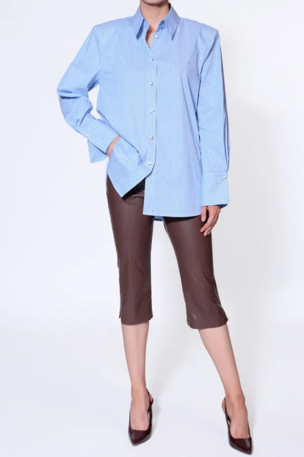 AGGI Bluzka Irma Light Blue Jets^ Bluzki & Topy & Gorsety