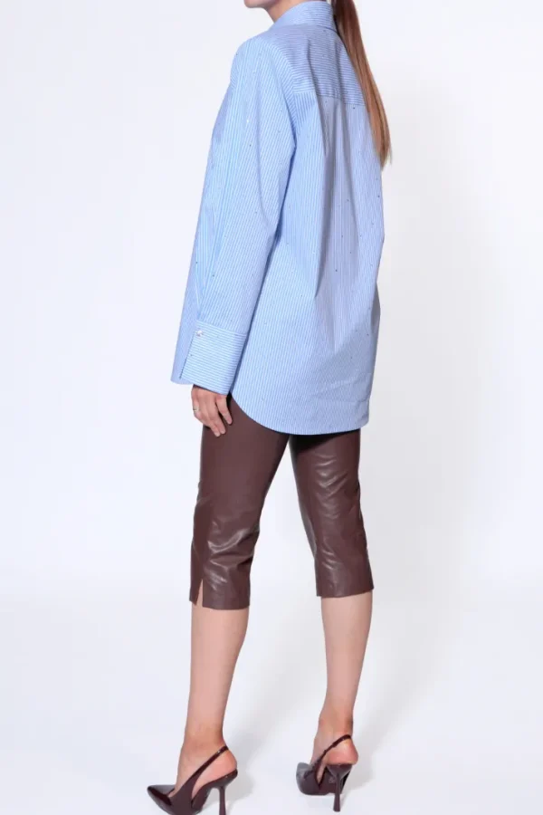 AGGI Bluzka Irma Light Blue Jets^ Bluzki & Topy & Gorsety