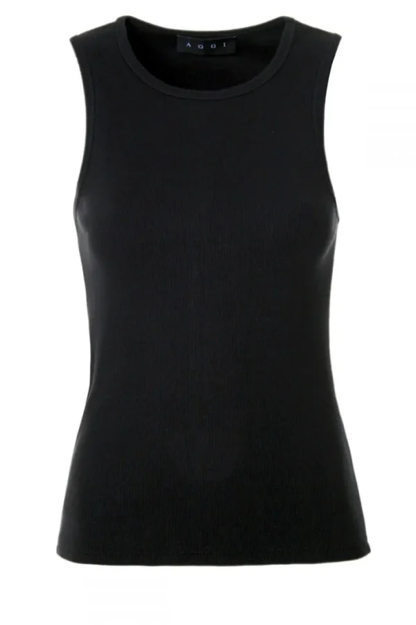 AGGI Bluzka Ivy Deep Black^ Bluzki & Topy & Gorsety
