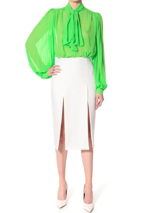 AGGI Bluzka Linda Green Flash^ Bluzki & Topy & Gorsety