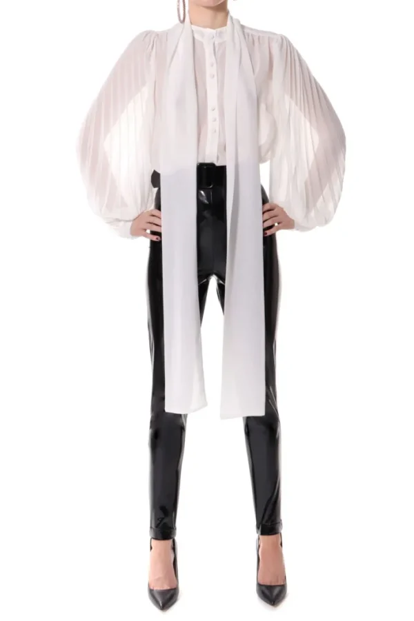 AGGI Bluzka Linda Muslin White^ Bluzki & Topy & Gorsety