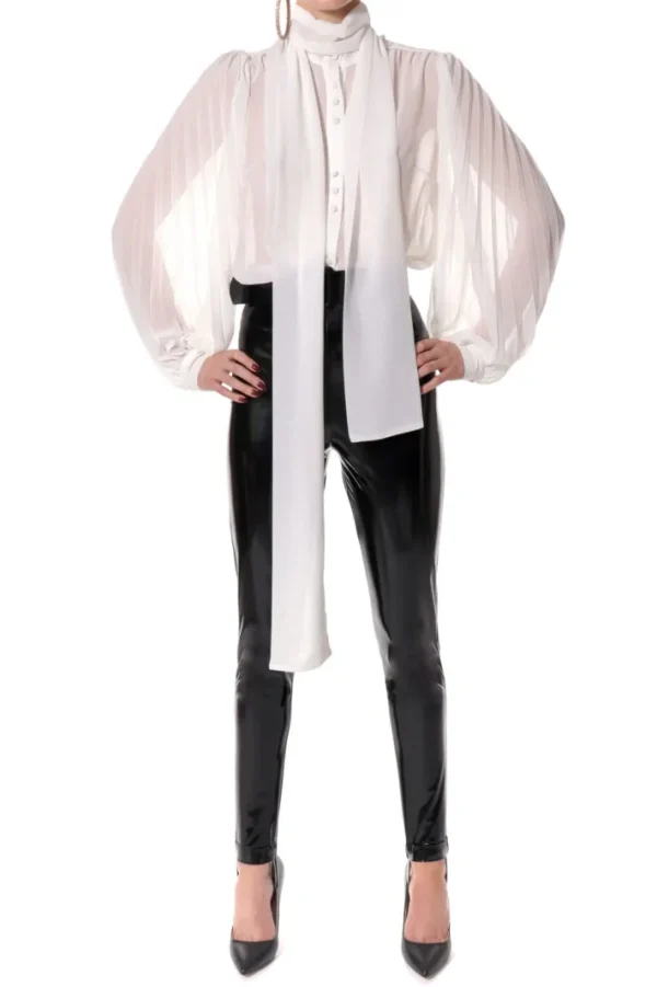 AGGI Bluzka Linda Muslin White^ Bluzki & Topy & Gorsety
