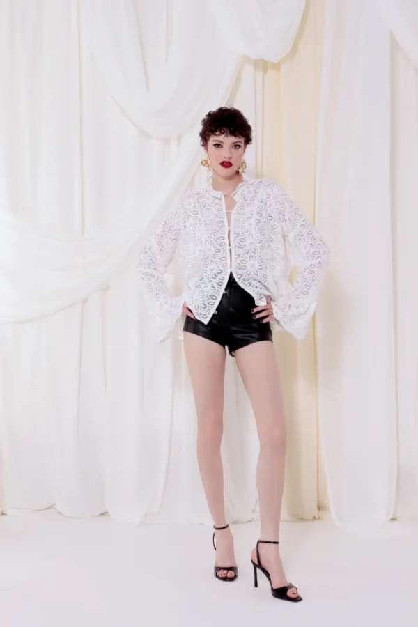 AGGI Bluzka Penelopa Off White^ Bluzki & Topy & Gorsety