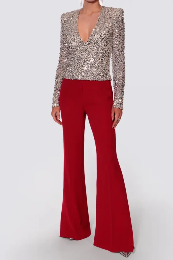 AGGI Bluzka Ruby Silver Sparkle^ Bluzki & Topy & Gorsety | Love, Love