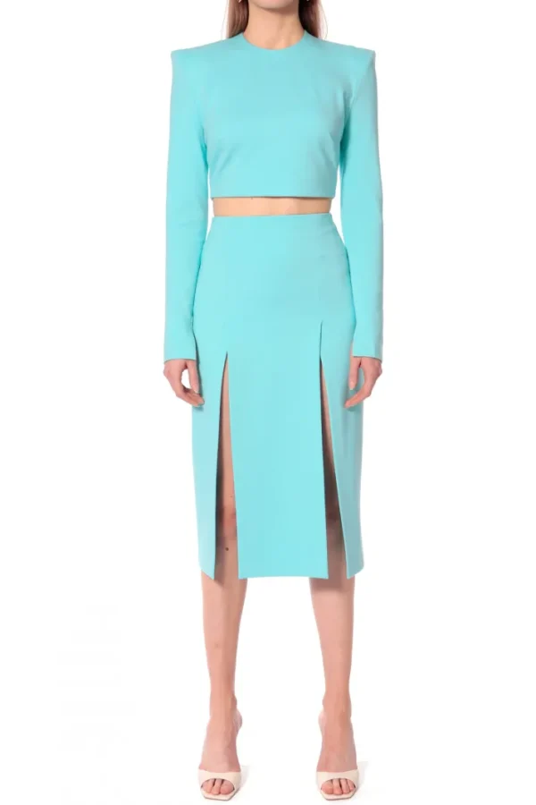 AGGI Bluzka Zoey Blue Radiance^ Bluzki & Topy & Gorsety