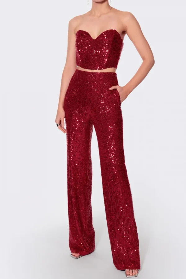 AGGI Gorset Lara Brilliant Ruby^ Bluzki & Topy & Gorsety | Garnitury