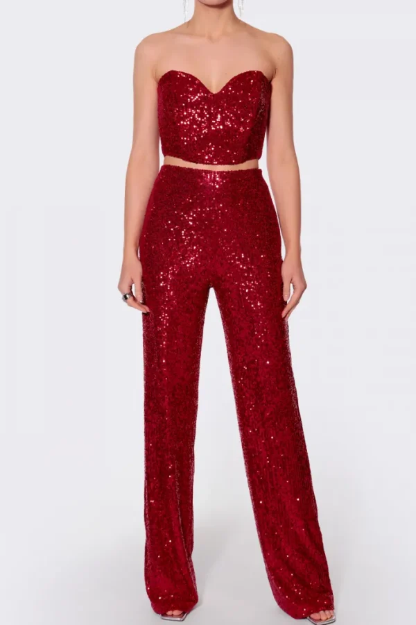 AGGI Gorset Lara Brilliant Ruby^ Bluzki & Topy & Gorsety | Garnitury
