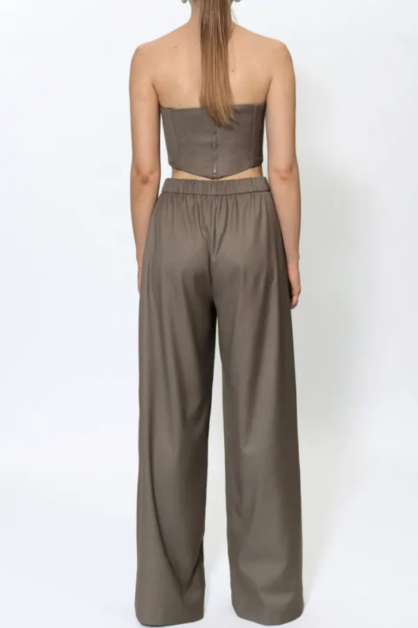 AGGI Gorset Lara Brown Melange^ Bluzki & Topy & Gorsety | Garnitury