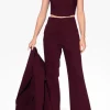 AGGI Gorset Lara Burgundy Wine^ Bluzki & Topy & Gorsety | Garnitury