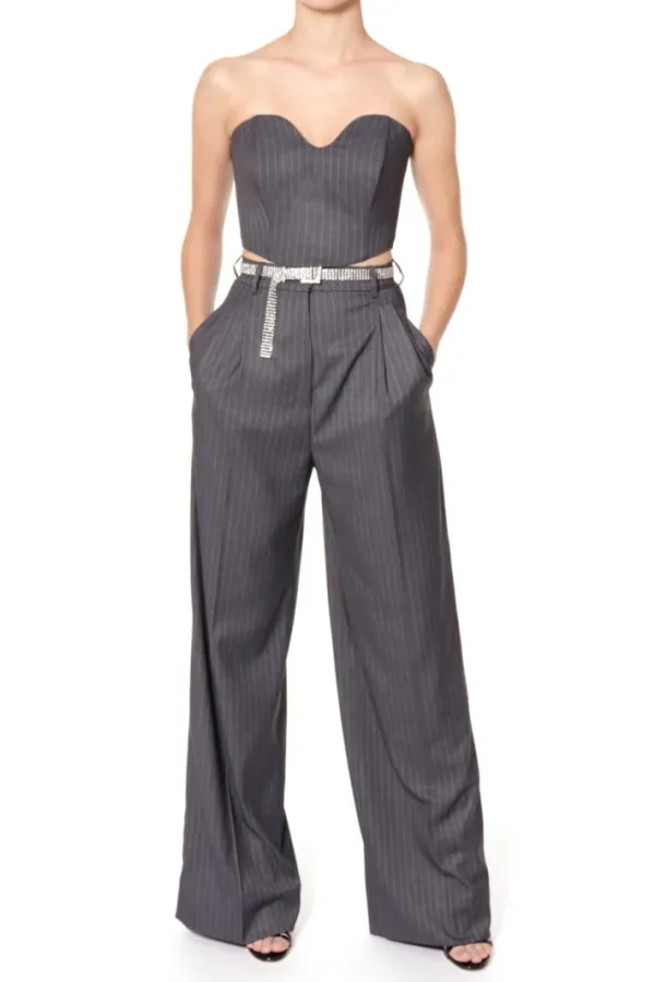 AGGI Gorset Lara Downtown Grey^ Bluzki & Topy & Gorsety | Garnitury