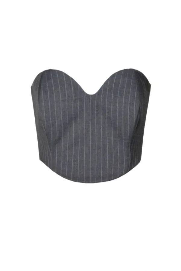 AGGI Gorset Lara Downtown Grey^ Bluzki & Topy & Gorsety | Garnitury