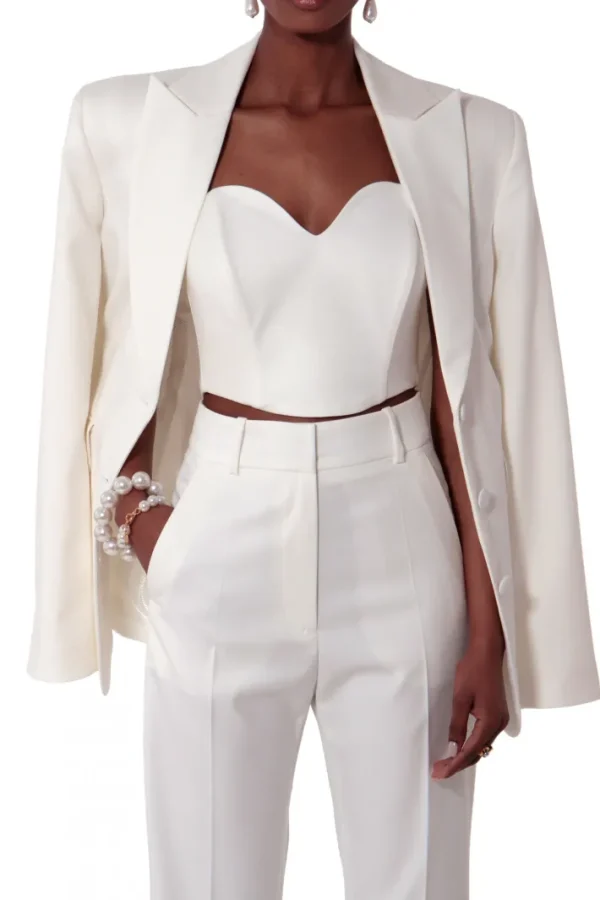 AGGI Gorset Lara Off White^ Bluzki & Topy & Gorsety | Garnitury