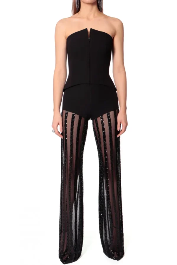 AGGI Gorset Missie Black Magic^ Bluzki & Topy & Gorsety
