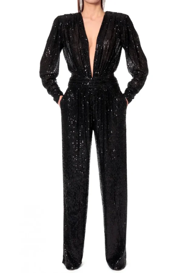 AGGI Kombinezon Carolyn Obsidian Black^ Spodnie | Body & Kombinezony