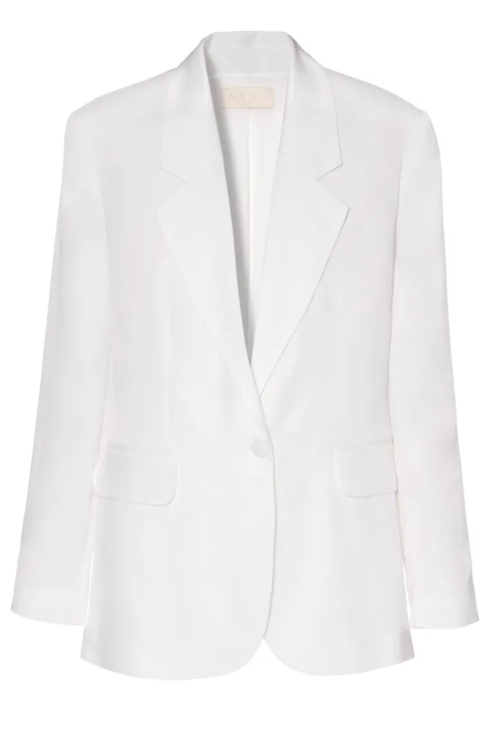 marynarka_bellamy_satin_b_2.webp AGGI Marynarka Bellamy Satin Bright White^ Marynarki | Garnitury