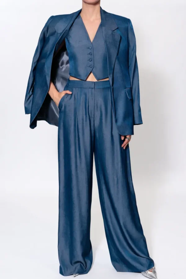 AGGI Marynarka Tatiana Navy Denim^ Marynarki | Garnitury