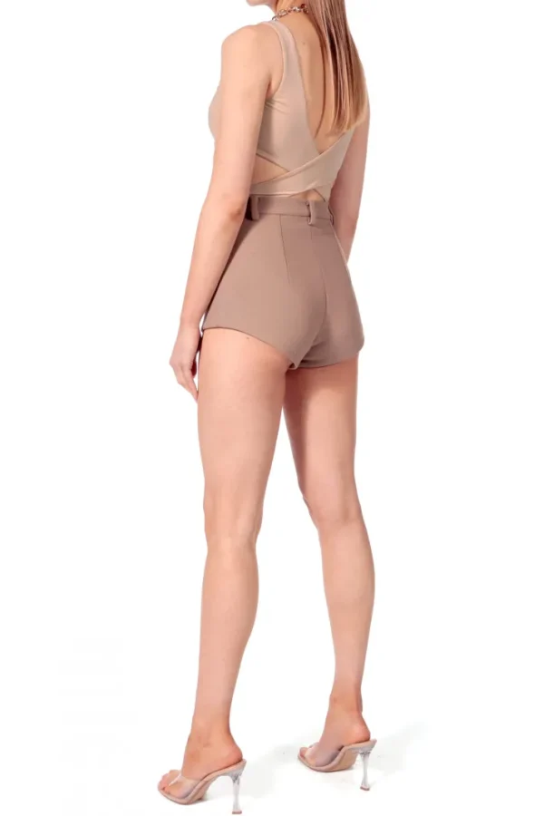 AGGI Mikro Szorty Cori Classic Beige^ Spodnie | Garnitury