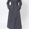 AGGI Płaszcz Cartney Baltic Grey^ Płaszcze & Kurtki