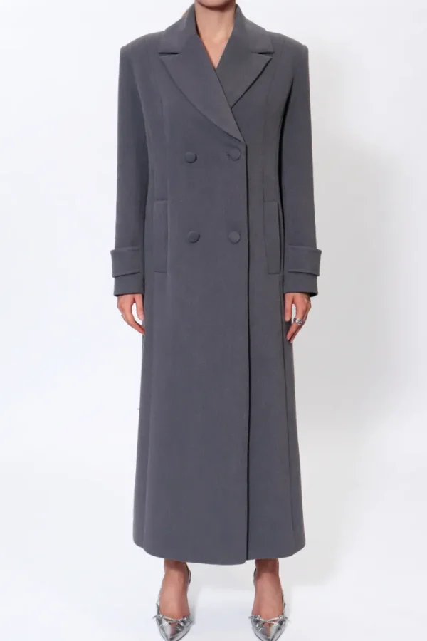 AGGI Płaszcz Cartney Baltic Grey^ Płaszcze & Kurtki
