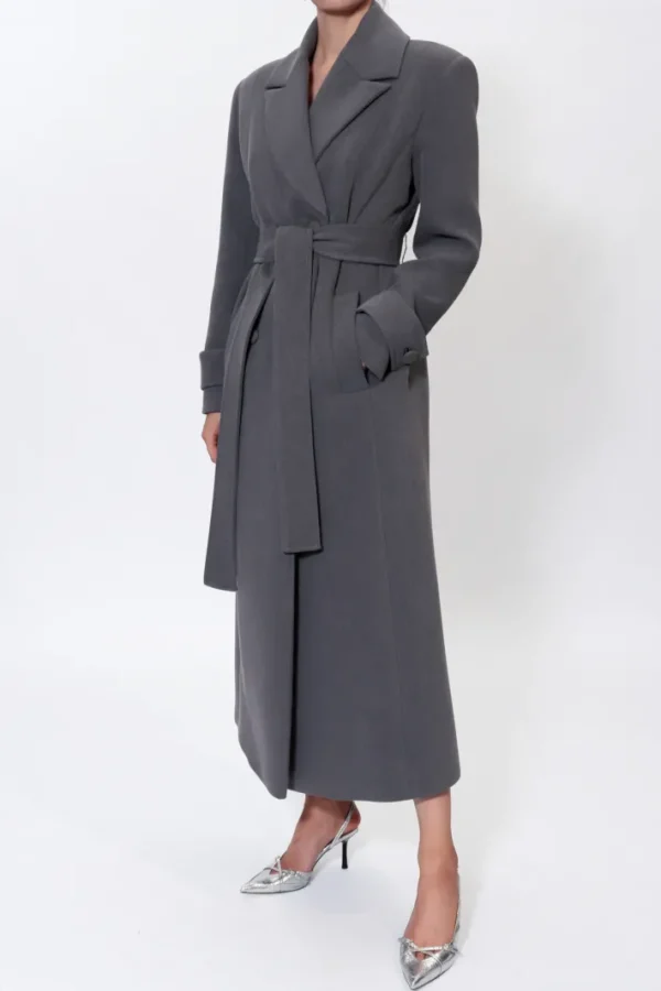 AGGI Płaszcz Cartney Baltic Grey^ Płaszcze & Kurtki