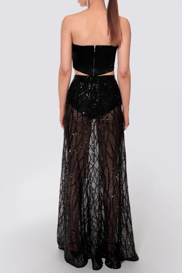 AGGI Spódnica Eliza Black Sparkle^ Spódnice