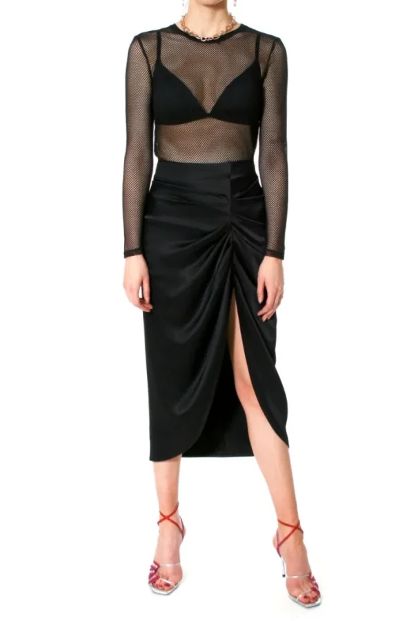 AGGI Spódnica Katy Glossy Black^ Spódnice