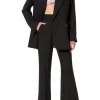 AGGI Spodnie Camilla Neutral Black^ Garnitury | Spodnie
