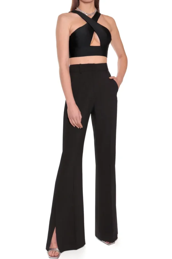 AGGI Spodnie Camilla Neutral Black^ Garnitury | Spodnie
