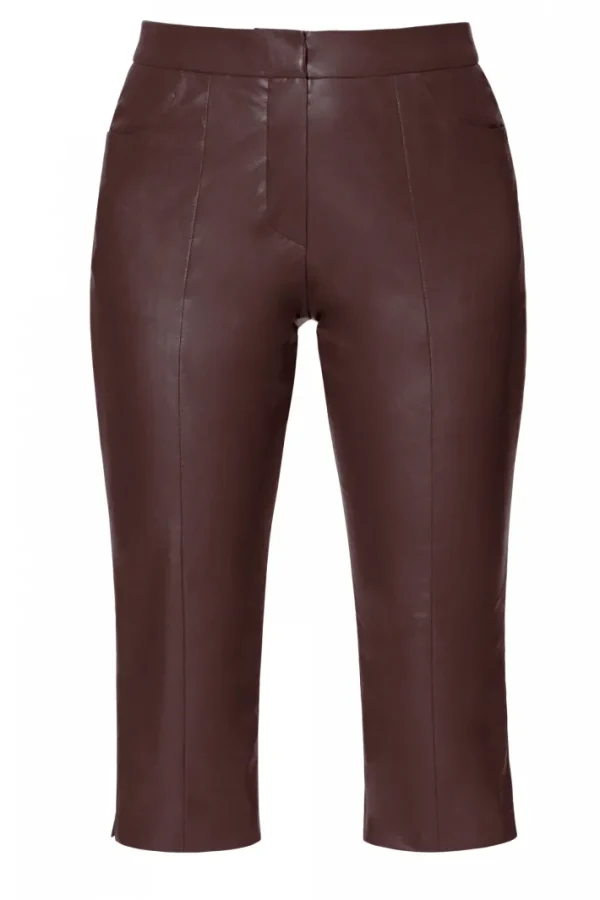 AGGI Spodnie Capri Dakota Chocolate Brown^ Spodnie | Garnitury