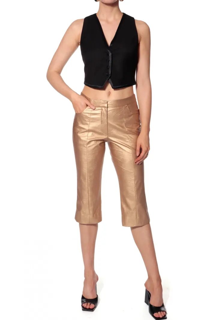 spodnie_capri_dakota_gold_0.webp AGGI Spodnie Capri Dakota Gold^ Spodnie