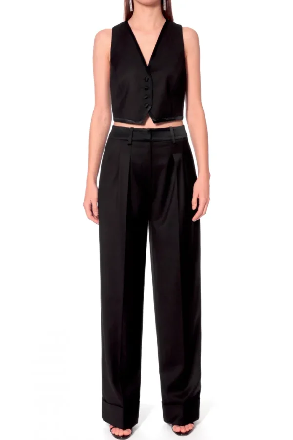 AGGI Spodnie Frankie Fashion Black^ Spodnie | Garnitury