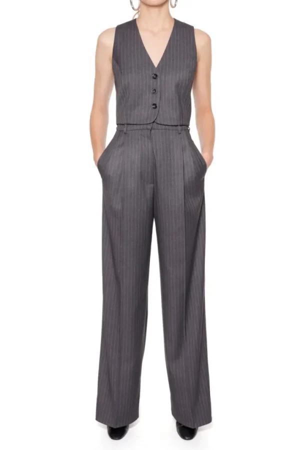 AGGI Spodnie Gwen Downtown Grey^ Spodnie | Garnitury