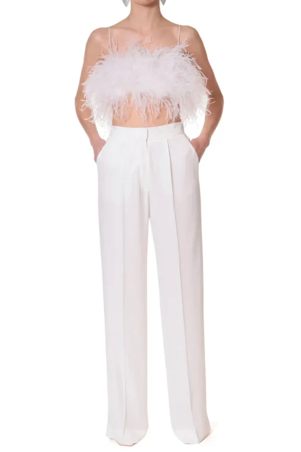 AGGI Spodnie Jessie Bright White^ Spodnie | Garnitury