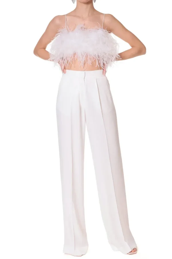 AGGI Spodnie Jessie Bright White^ Spodnie | Garnitury