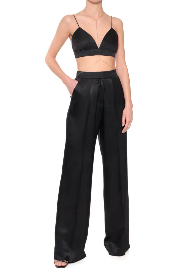 spodnie_jessie_glossy_bla_6.webp AGGI Spodnie Jessie Glossy Black^ Spodnie | Garnitury