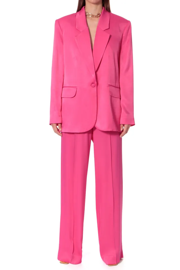 spodnie_jessie_satin_barb_2.webp AGGI Spodnie Jessie Satin Barbie Pink^ Spodnie | Garnitury