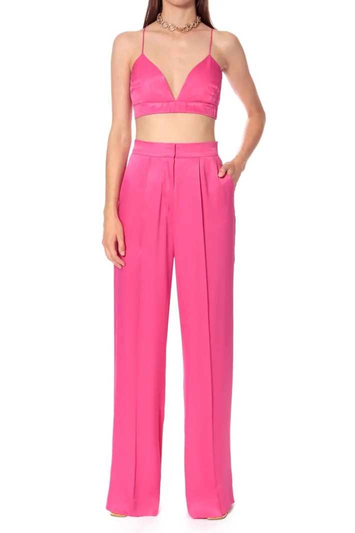 spodnie_jessie_satin_barb_3.webp AGGI Spodnie Jessie Satin Barbie Pink^ Spodnie | Garnitury
