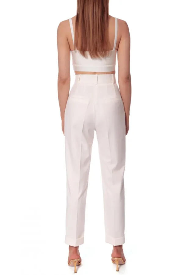 AGGI Spodnie Kelly Aesthetic White^ Spodnie | Garnitury