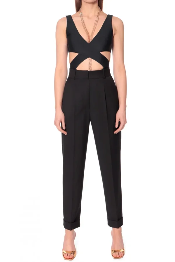 AGGI Spodnie Kelly Rich Black^ Spodnie | Garnitury