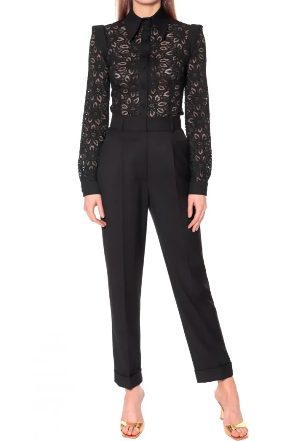AGGI Spodnie Kelly Rich Black^ Spodnie | Garnitury