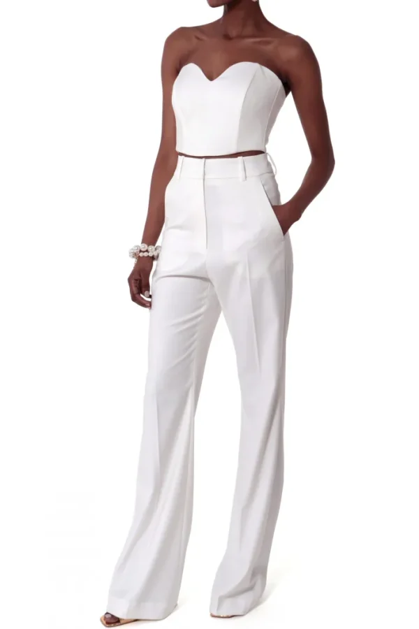 AGGI Spodnie Kyle Off White^ Spodnie | Garnitury