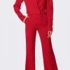 AGGI Spodnie Leontine Ribbon Red^ Spodnie | Garnitury