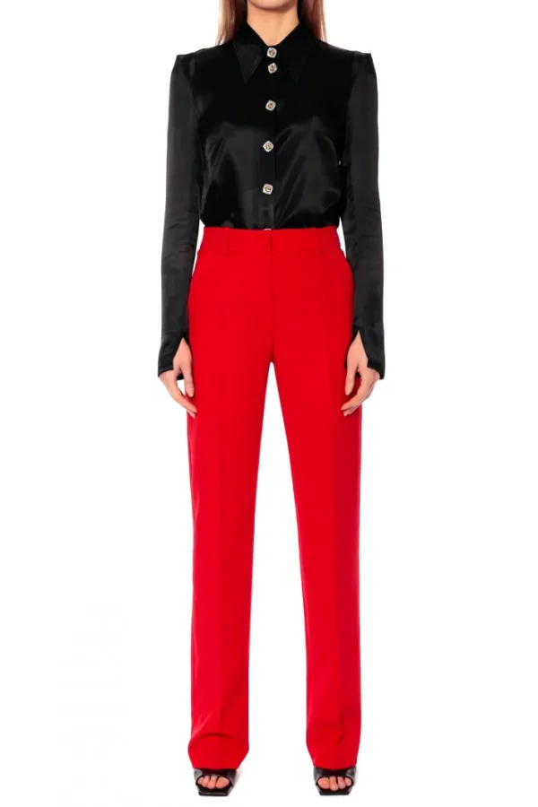 AGGI Spodnie Lesly Fiery Red^ Spodnie | Garnitury