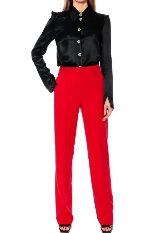 AGGI Spodnie Lesly Fiery Red^ Spodnie | Garnitury