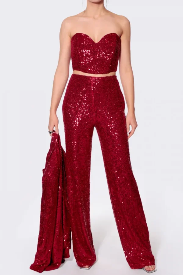 AGGI Spodnie Luca Brilliant Ruby^ Spodnie | Garnitury