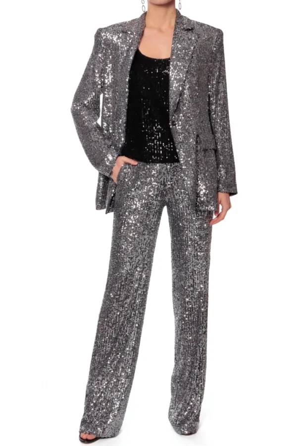AGGI Spodnie Luca Silver Diamond^ Spodnie | Garnitury