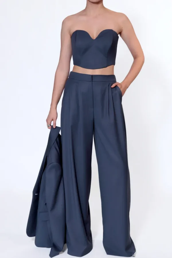 AGGI Spodnie Ophelie Blue Moonlight^ Spodnie | Garnitury